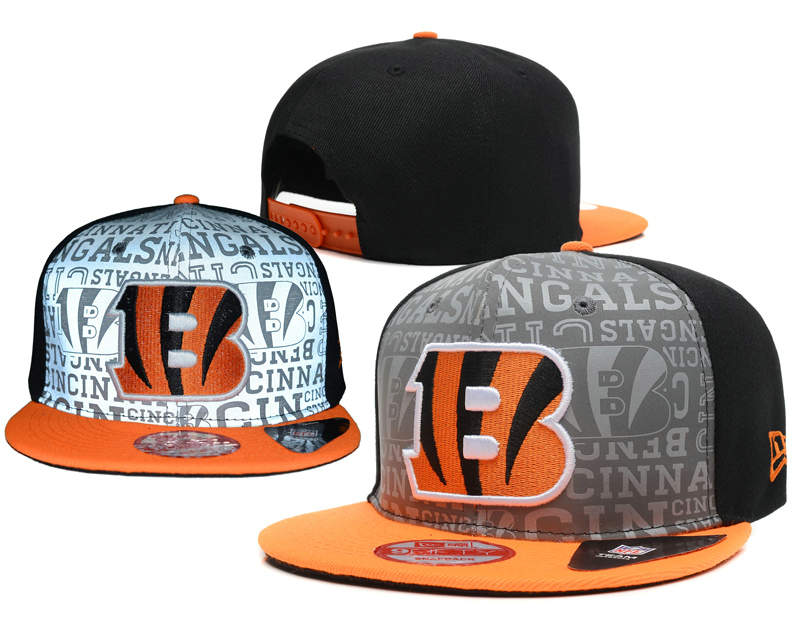 Cincinnati Bengals 2014 Draft Reflective Snapback Hat SD 0613